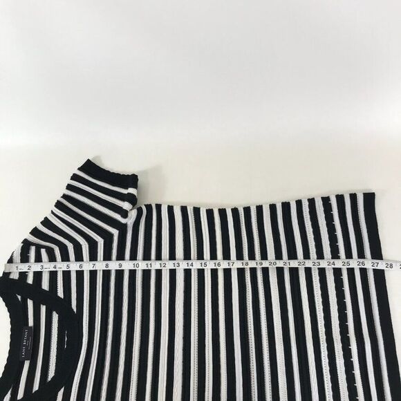Lane Bryant Striped Knit Sweater Women's Plus Size 14/16 Short Sleeve Stretch - Picture 7 of 9